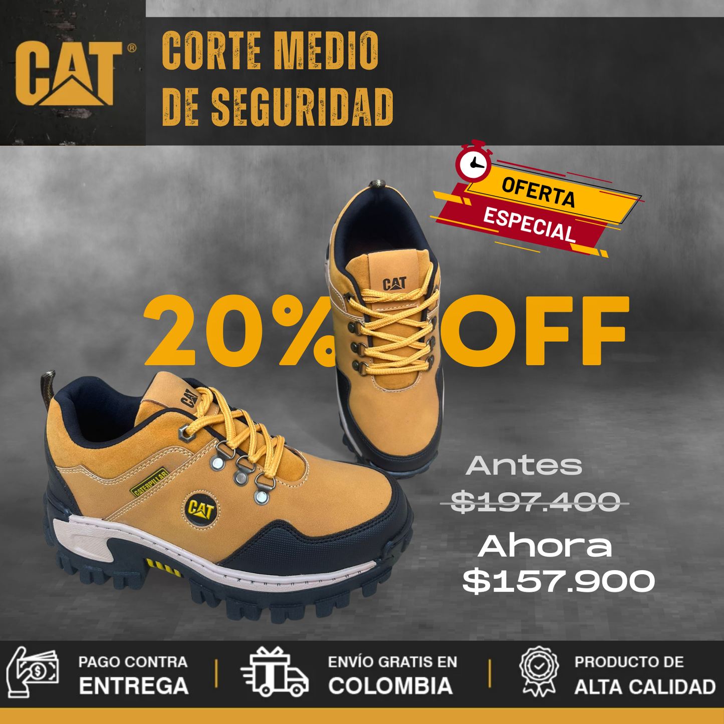 CAT CORTE MEDIO DE SEGURIDAD