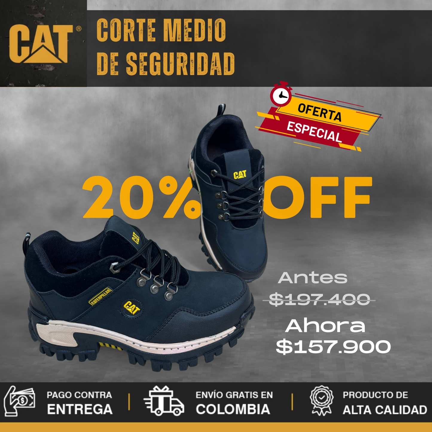 CAT CORTE MEDIO DE SEGURIDAD
