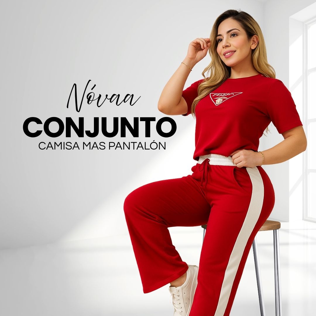 CONJUNTO NÓVAA® - DISEÑO VINTAGE BOTA ANCHA