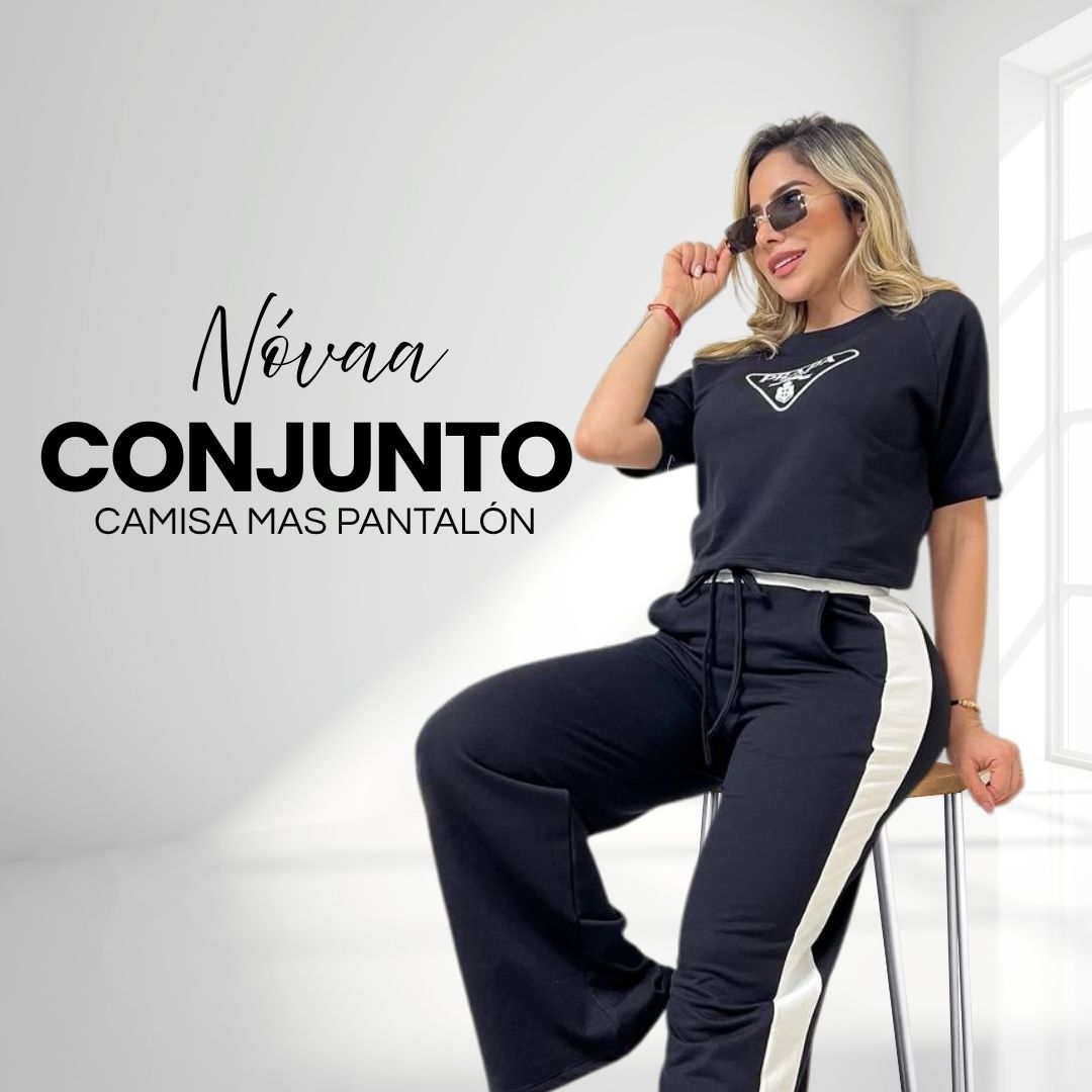 CONJUNTO NÓVAA® - DISEÑO VINTAGE BOTA ANCHA