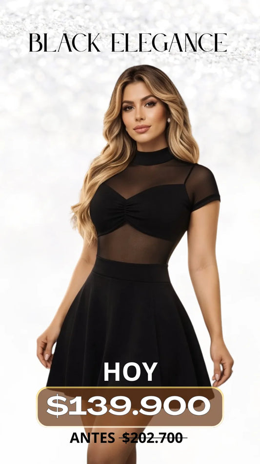 VESTIDO BLACK ELEGANCE