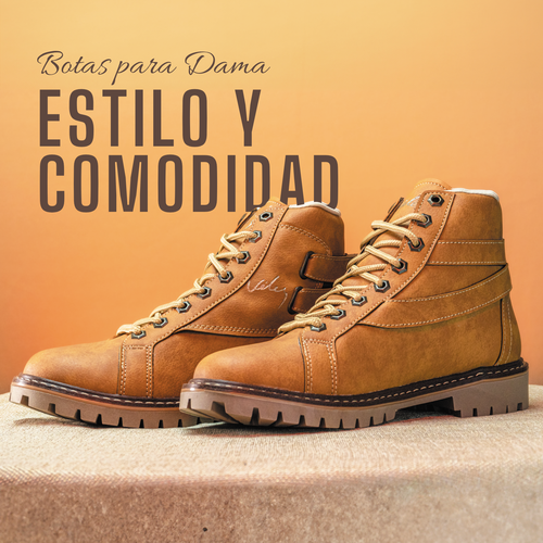 BOTA VÉLEZ PARA DAMA - DOBLE CORREA