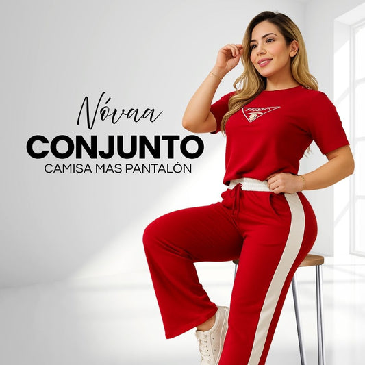 CONJUNTO NÓVAA® - DISEÑO VINTAGE BOTA ANCHA